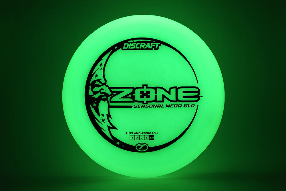 Discraft Disc Golf Seasonal Mega-Glo Zone Putter 4/3/0/3 - Choose Exact Disc - Image 2