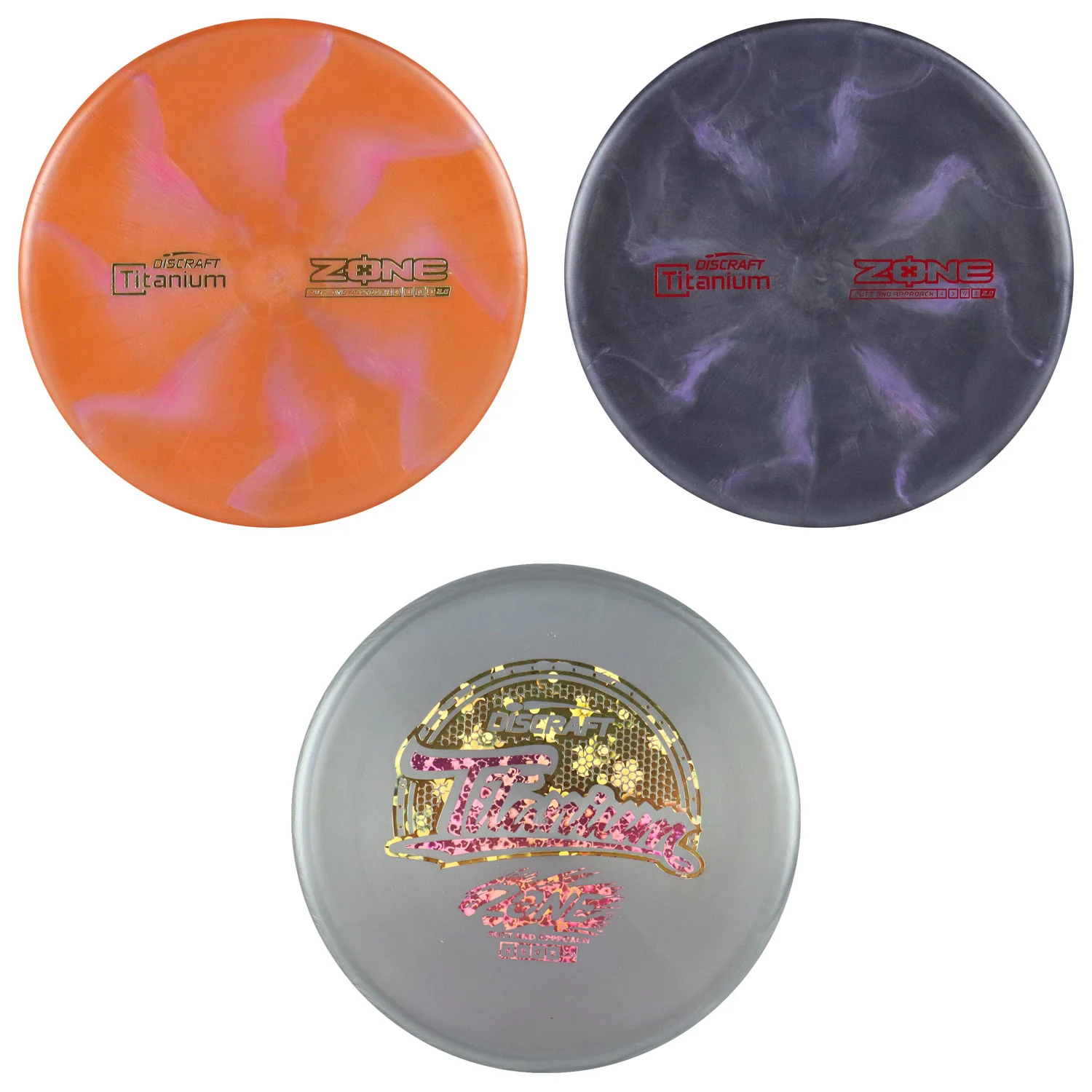 Discraft Disc Golf Titanium Zone Putter 4/3/0/3 - Choose Exact Disc