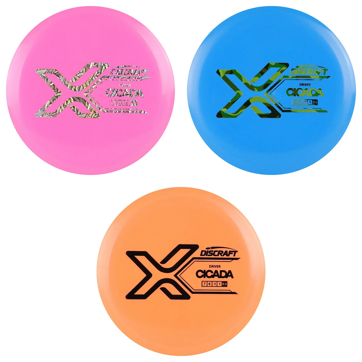 Discraft Disc Golf X Line Cicada Fairway Driver 7/6/-1/1 - Choose Exact Disc