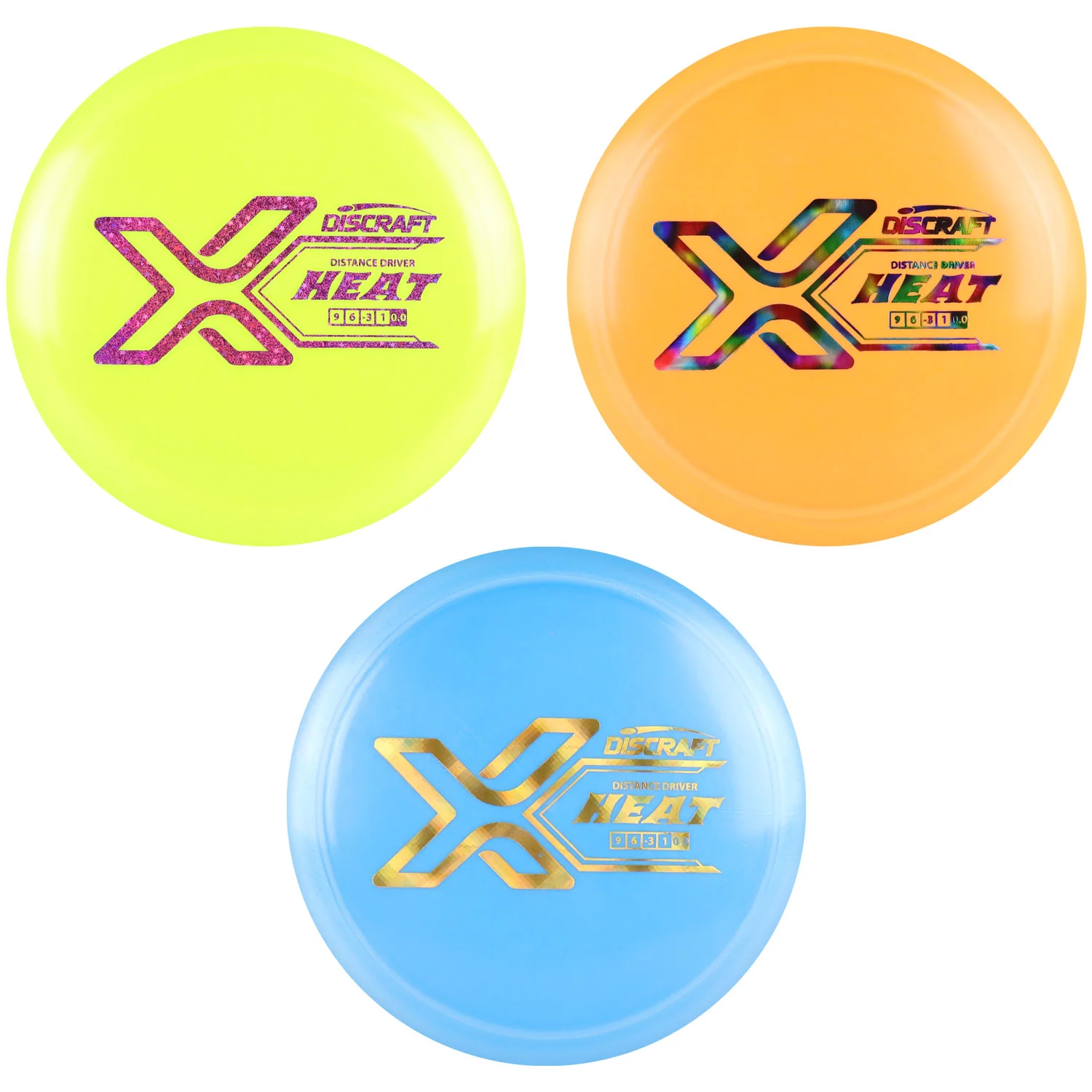 Discraft Disc Golf X Line Heat Distance Driver 9/6/-3/1 - Choose Exact Disc