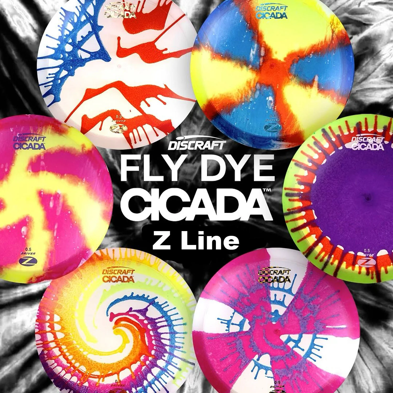 Discraft Disc Golf Z Line Fly Dye Cicada Fairway Driver 7/6/-1/1 - Chose Exact Disc - Image 5