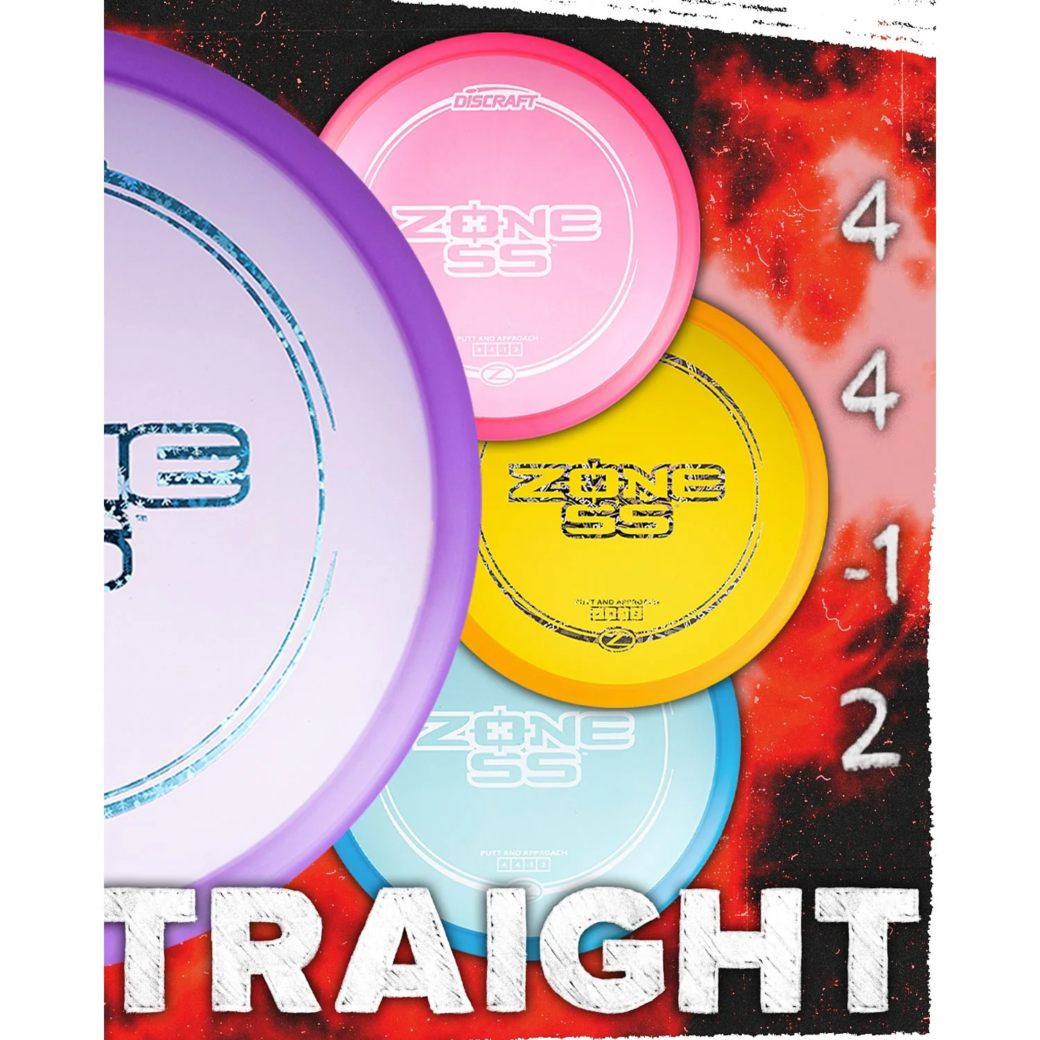Discraft Disc Golf Z Line Zone SS Putter 4/4/-1/2 - Choose Exact Disc - Image 3