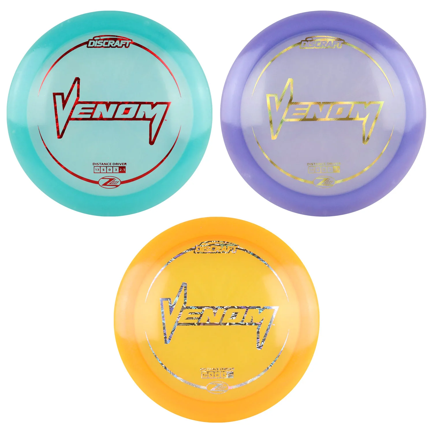 Discraft Disc Golf Z Lite Venom Distance Driver 13/5/0/3 - Choose Exact Disc