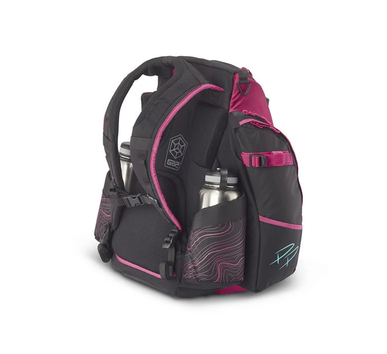 Discraft GripEQ Paige Pierce BX3 Blk/Pink Disc Golf Backpack Bag w/ Ltd Ed Disc - Image 2