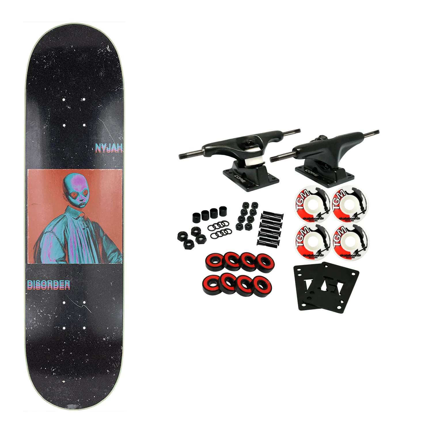 Disorder Skateboard Complete Nyjah Huston Boss Baby 8.25" x 31.85"