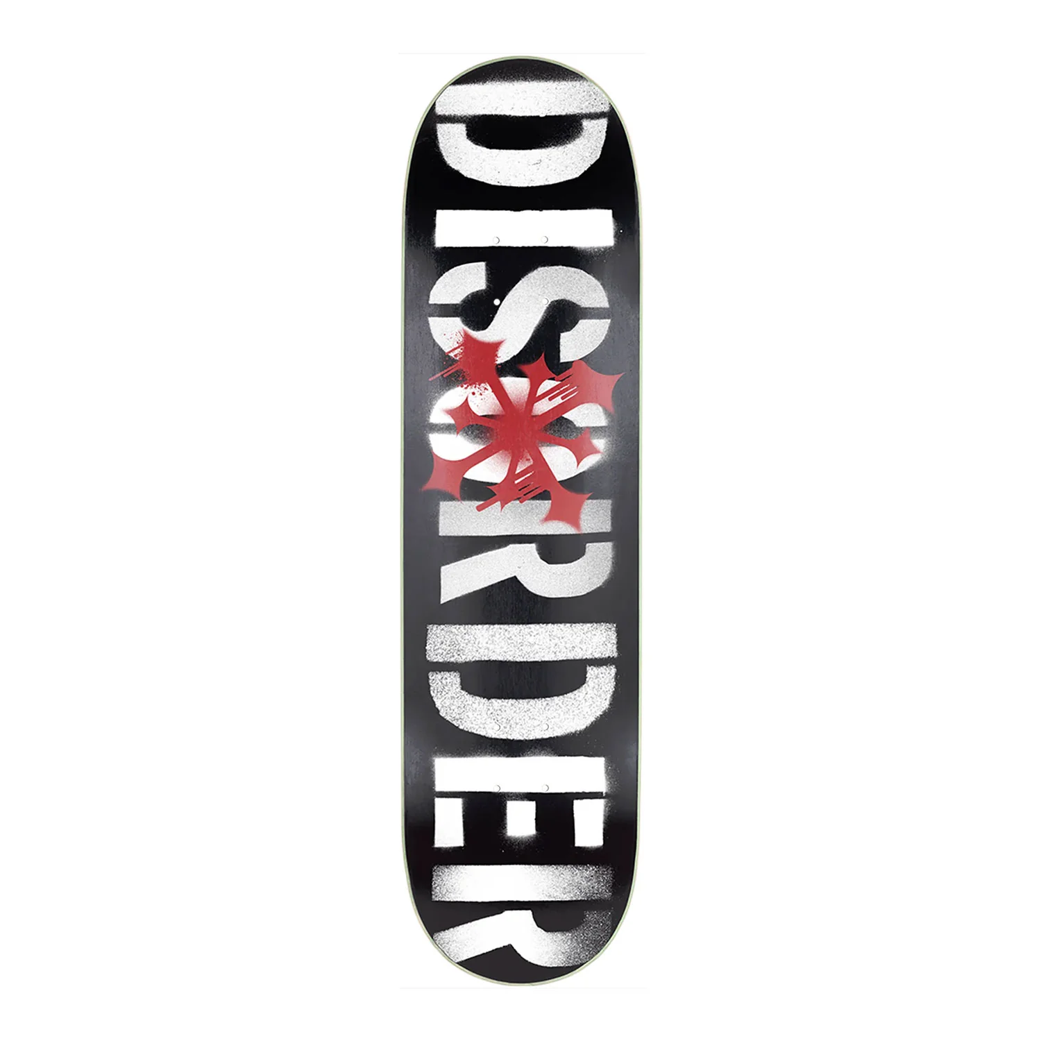 Disorder Skateboard Deck Stencil 8.25" x 31.85"