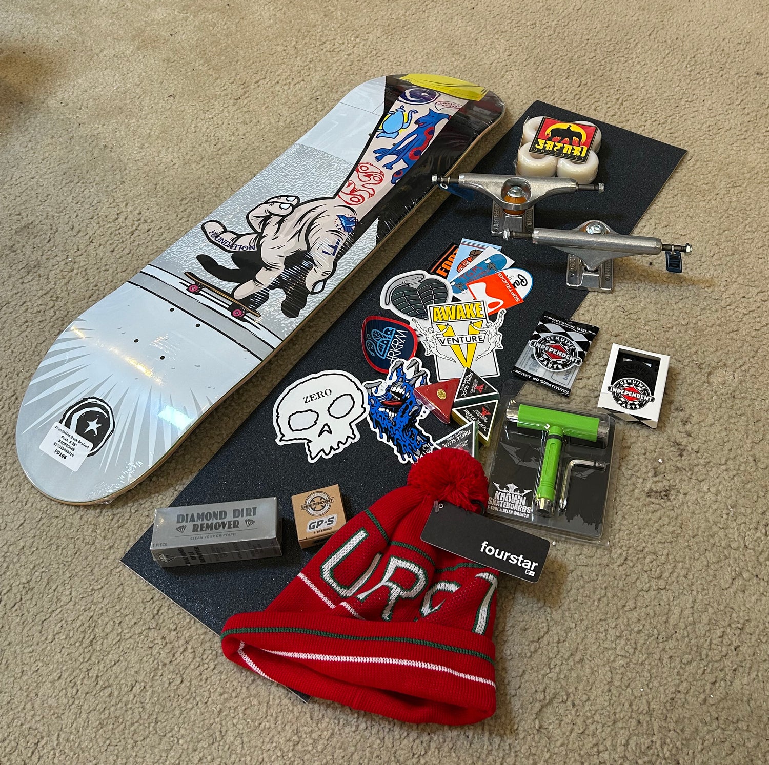 DIY 12 Day Skateboard Advent Calendar (Includes Complete Parts and Accessories) - Image 2