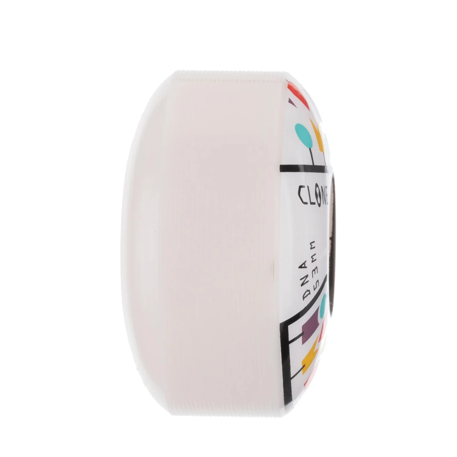 DNA Clone Skateboard Wheels 54mm 99A White - Image 4