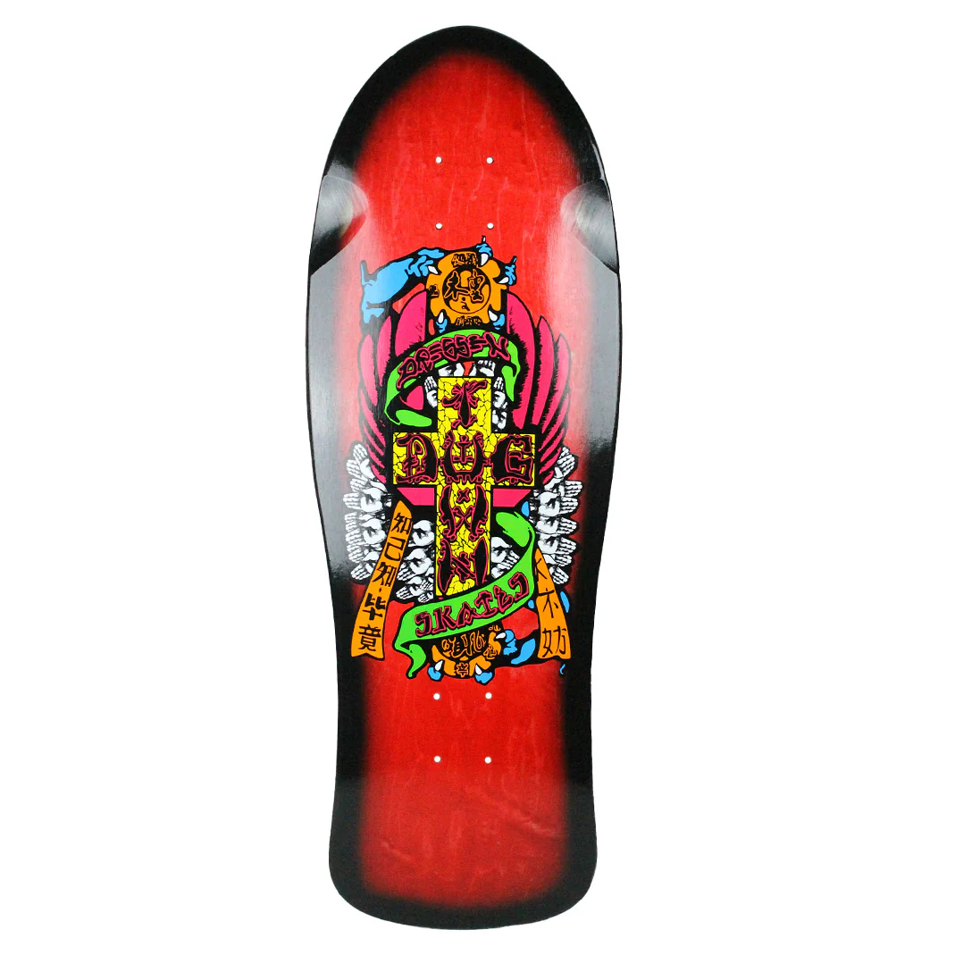 Dogtown Deck Dressen Hands Reissue Red 10.12" x 30.32" Old School