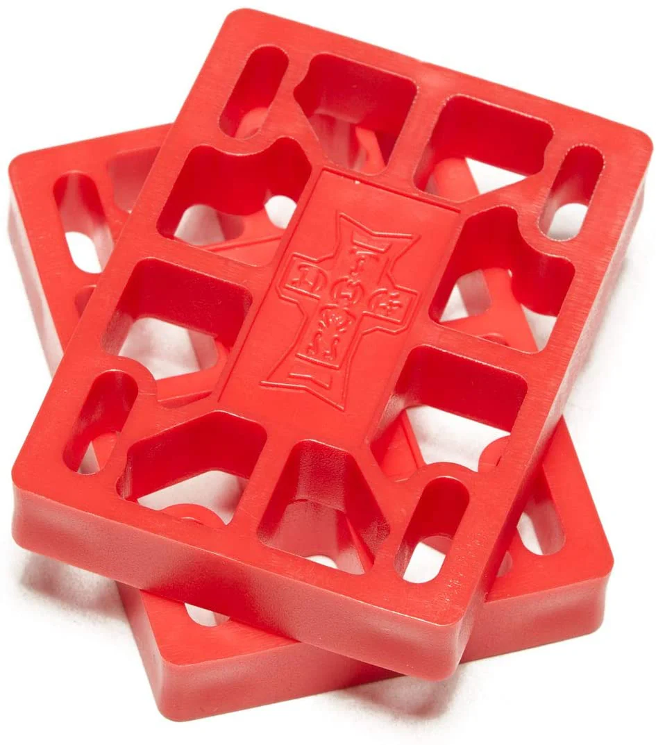 Dogtown Risers 1/2" Red