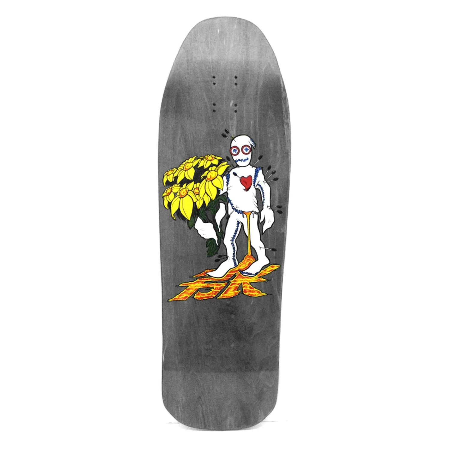 Dogtown Skateboard Complete Bryce Kanights Flower Guy 1 Re-Issue Black 10.125" x 31.875" - Image 2