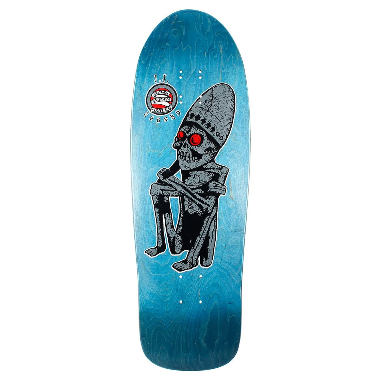 Dogtown Skateboard Complete JJ Rogers God of Death Re-Issue Blue 10.125" x 32.25" - Image 2