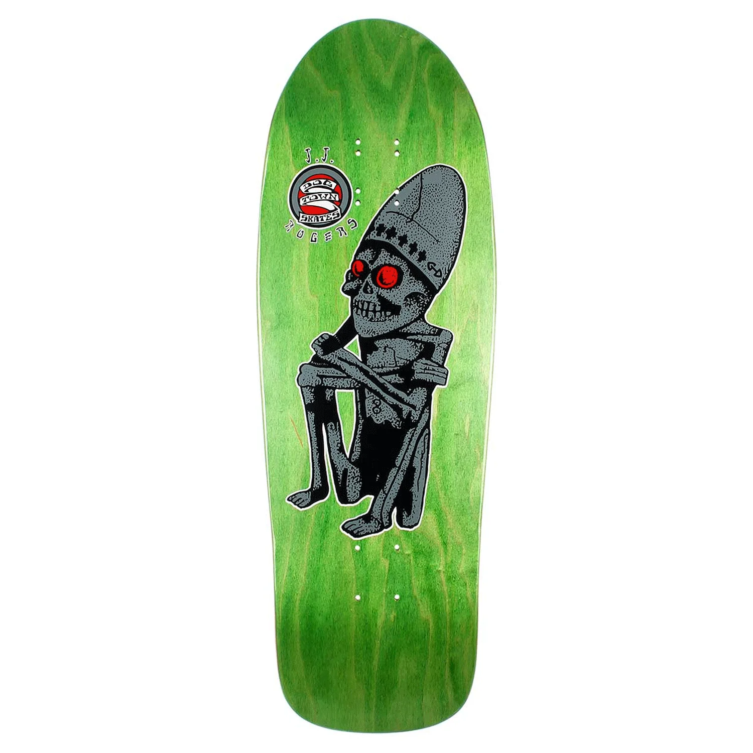Dogtown Skateboard Complete JJ Rogers God of Death Re-Issue Green 10.125" x 32.25" - Image 2