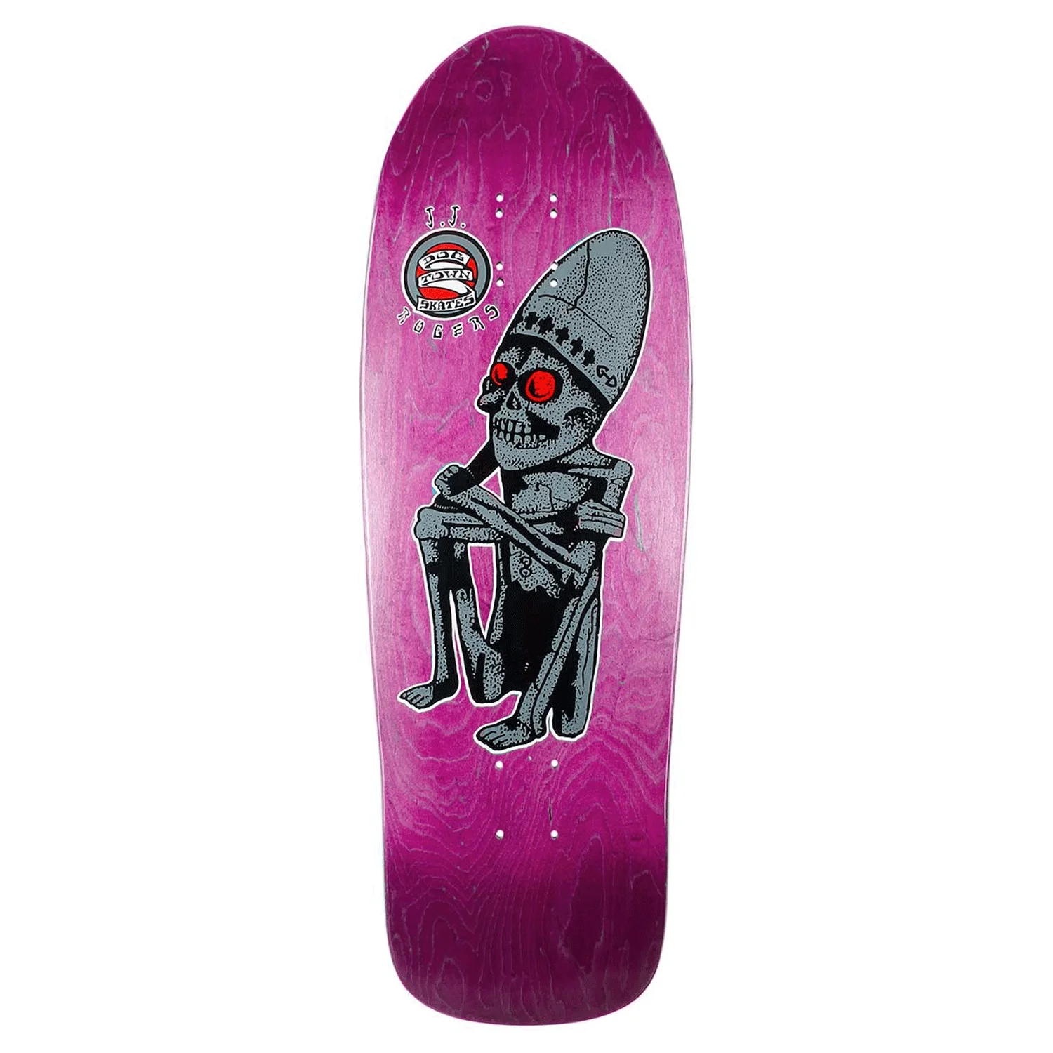 Dogtown Skateboard Complete JJ Rogers God of Death Re-Issue Pink 10.125" x 32.25" - Image 2