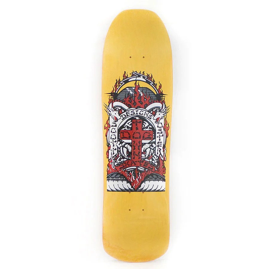 Dogtown Skateboard Complete Scott Oster M80 Yellow Old School 8.875" x 32.25" - Image 2
