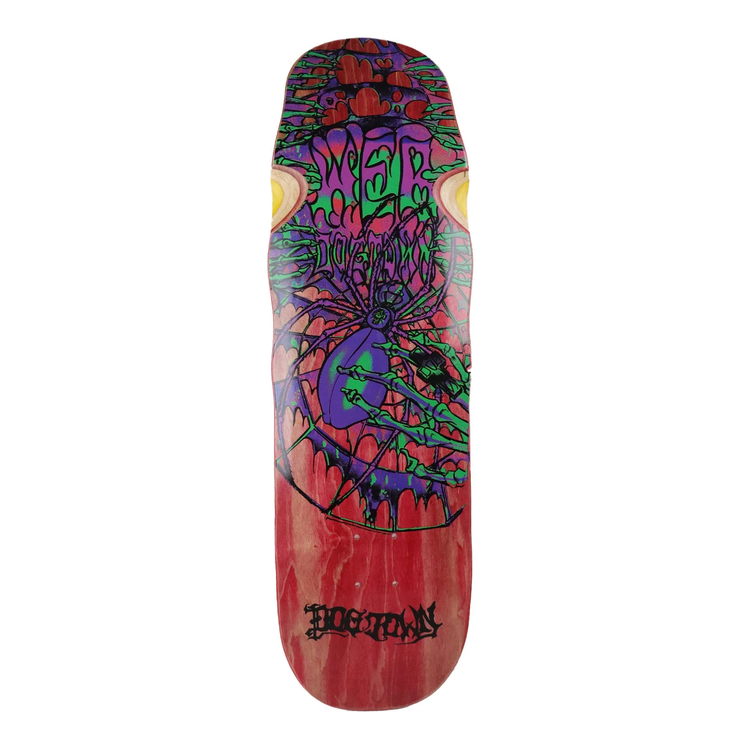 Dogtown Skateboard Complete Web Pool Shape Red 9.25" x 32.2" - Image 2