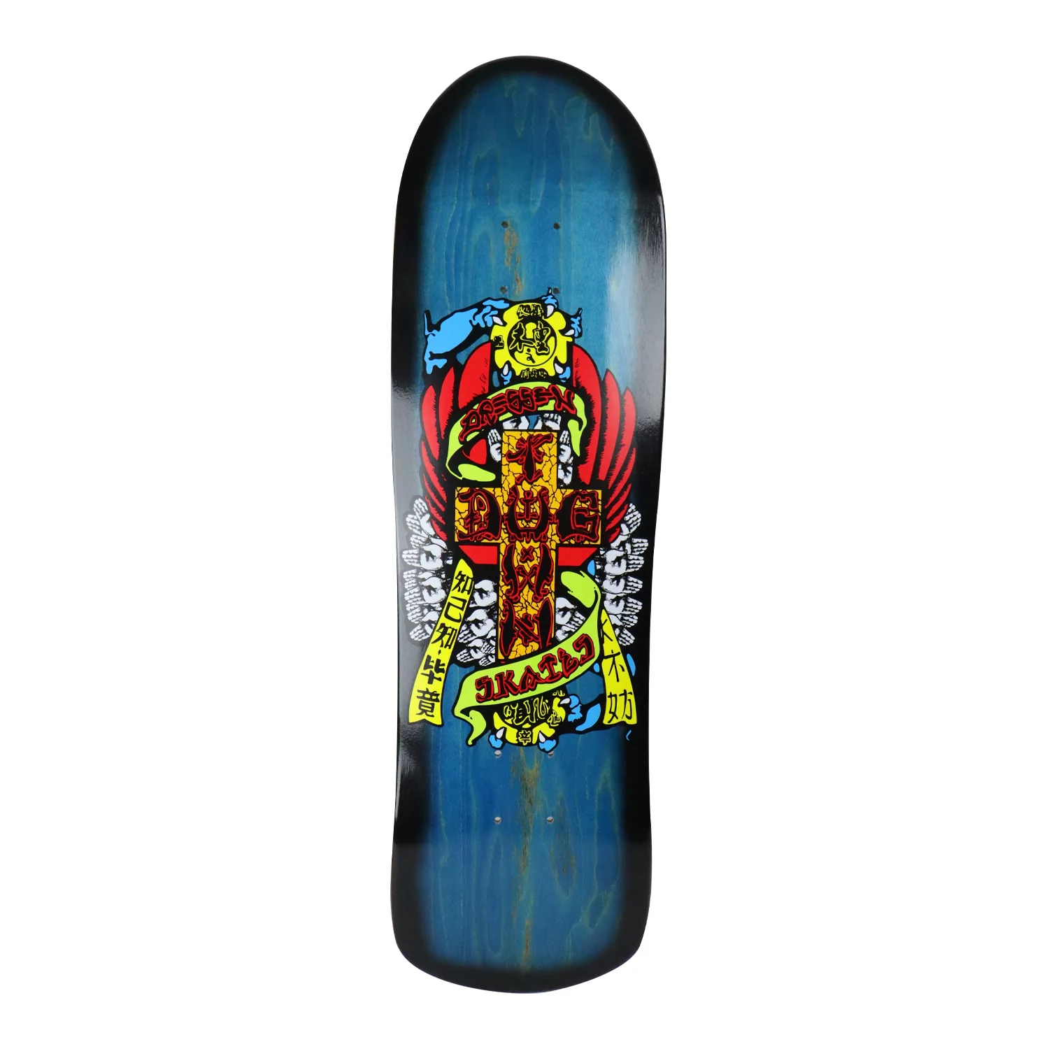 Dogtown Skateboard Deck Dressen Hands M80 Blue 8.75" x 32"