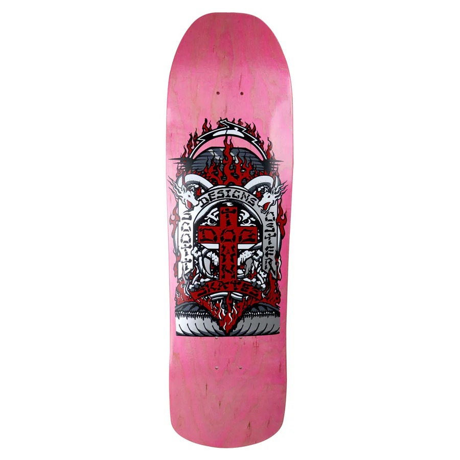 Dogtown Skateboard Deck Scott Oster M80 Pink Old School 8.875" x 32.25"
