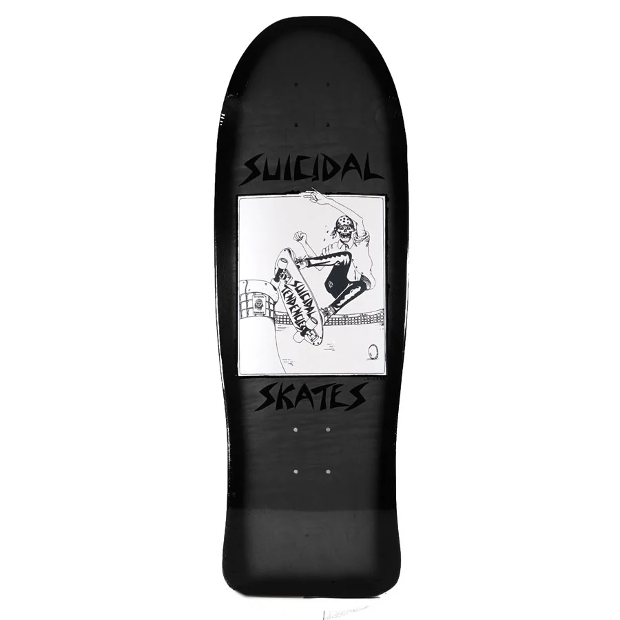 Dogtown Skateboard Deck Suicidal Pool Skater Re-Issue Blue Fade Black Old School 10.125" x 30.325"