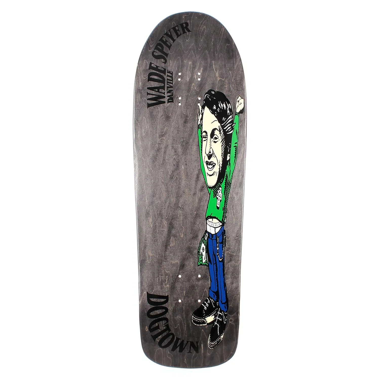 Dogtown Skateboard Deck Wade Speyer Victory Re-Issue Black 9.75" x 31.375"