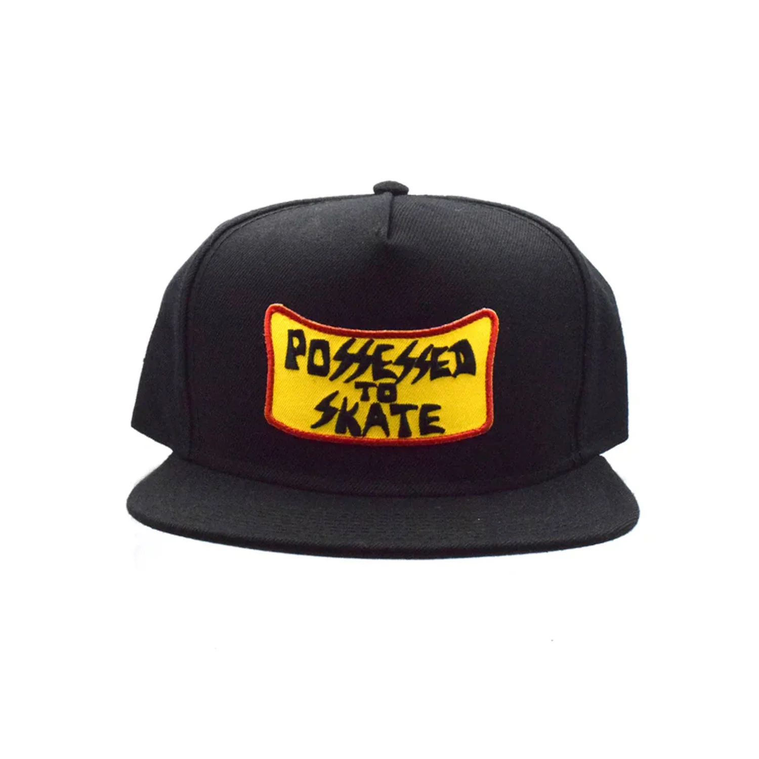 Dogtown Skateboards Hat Possessed to Skate Patch Snapback Black OS