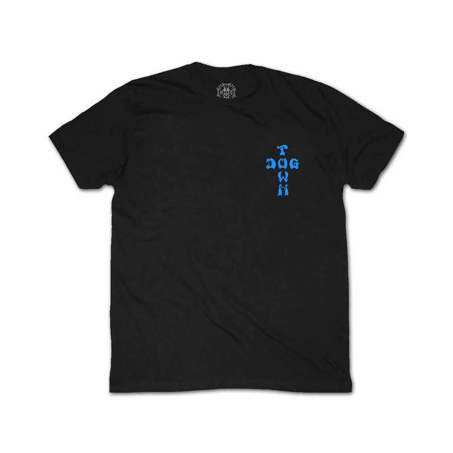 Dogtown Skateboards Shirt Cross Logo Black/Blue - Image 2