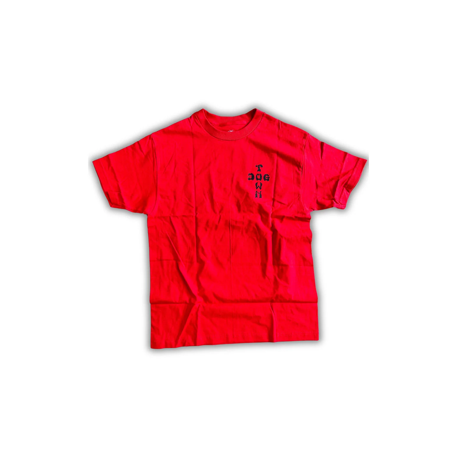 Dogtown Skateboards Shirt Cross Logo Red/Black - Image 2