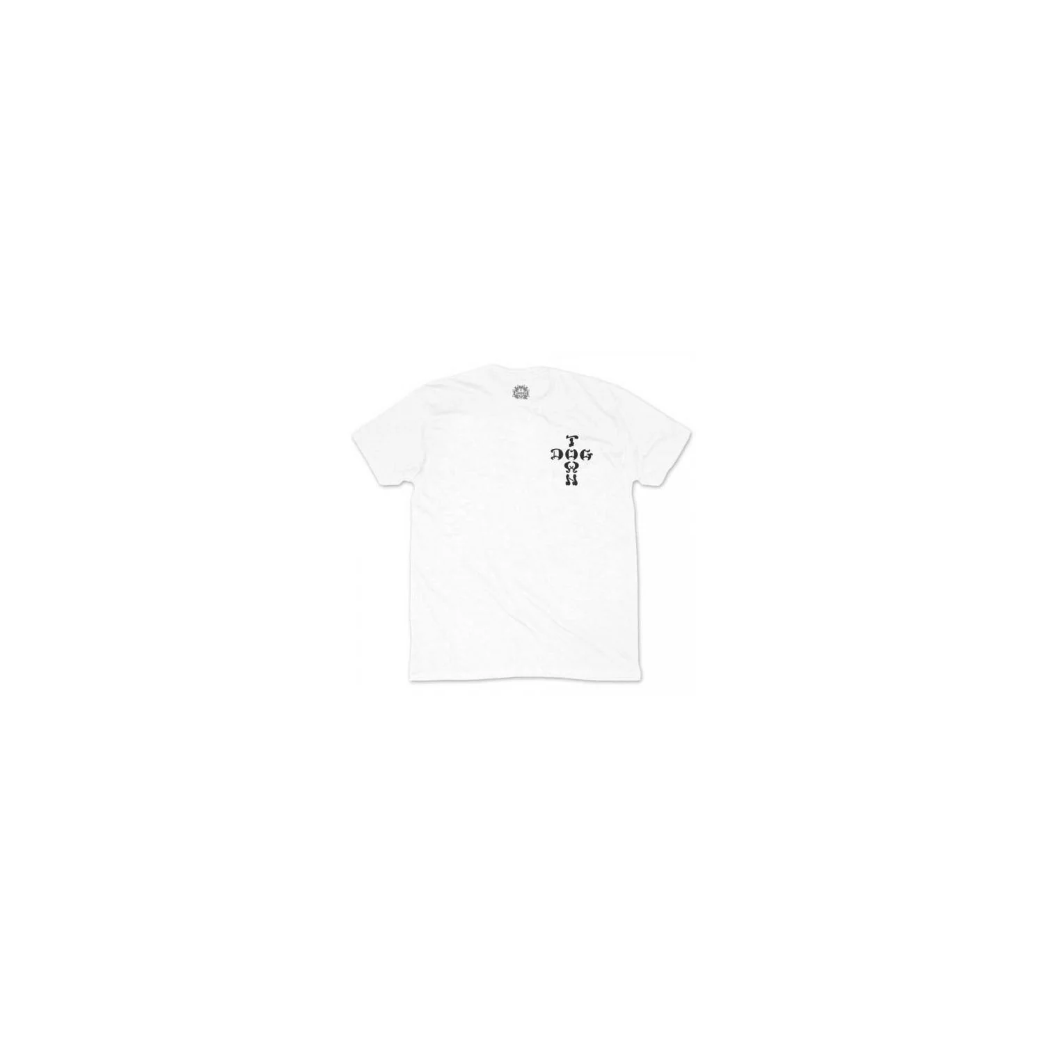 Dogtown Skateboards Shirt Cross Logo White/Black - Image 2