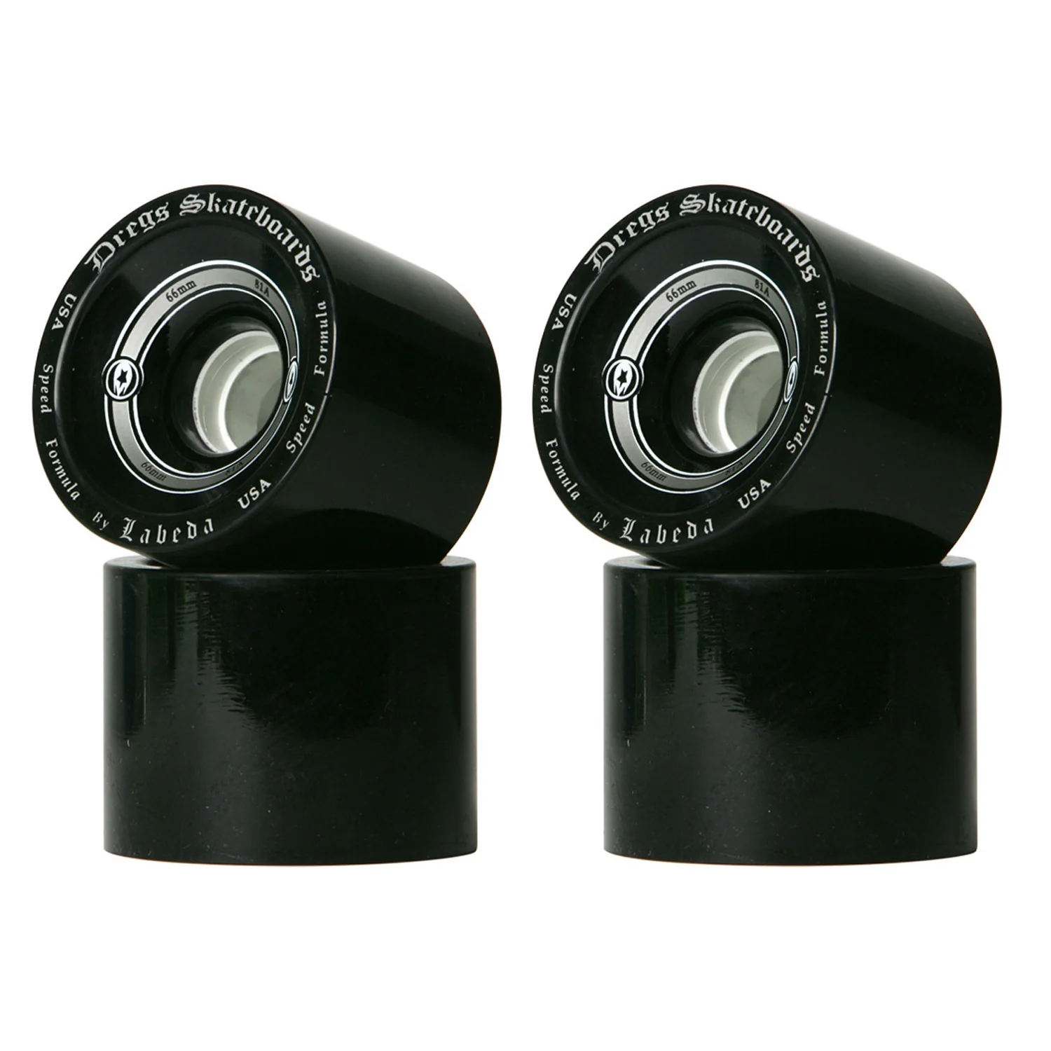 Dregs Wheels Race Black 66mm