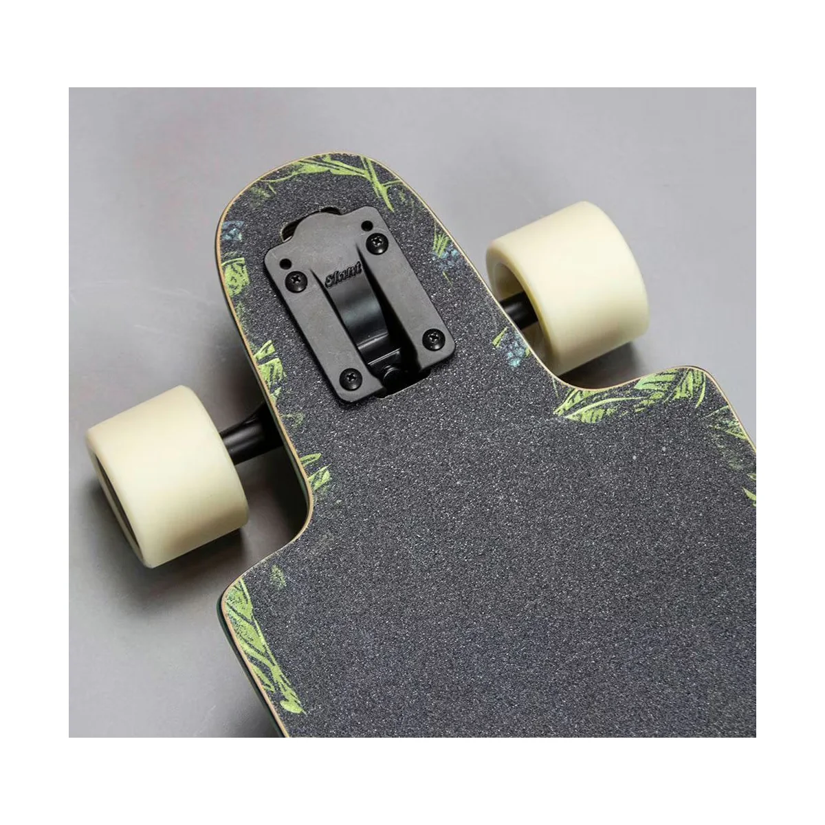Dusters California Longboard Harvest Drop Through 9.5" x 36" Green/Orange - Image 4