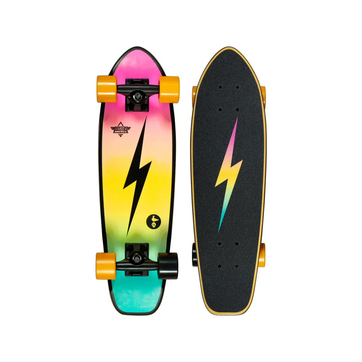 Dusters California Skateboard Cruiser Bird Fade 7.0" x 25" - Image 3