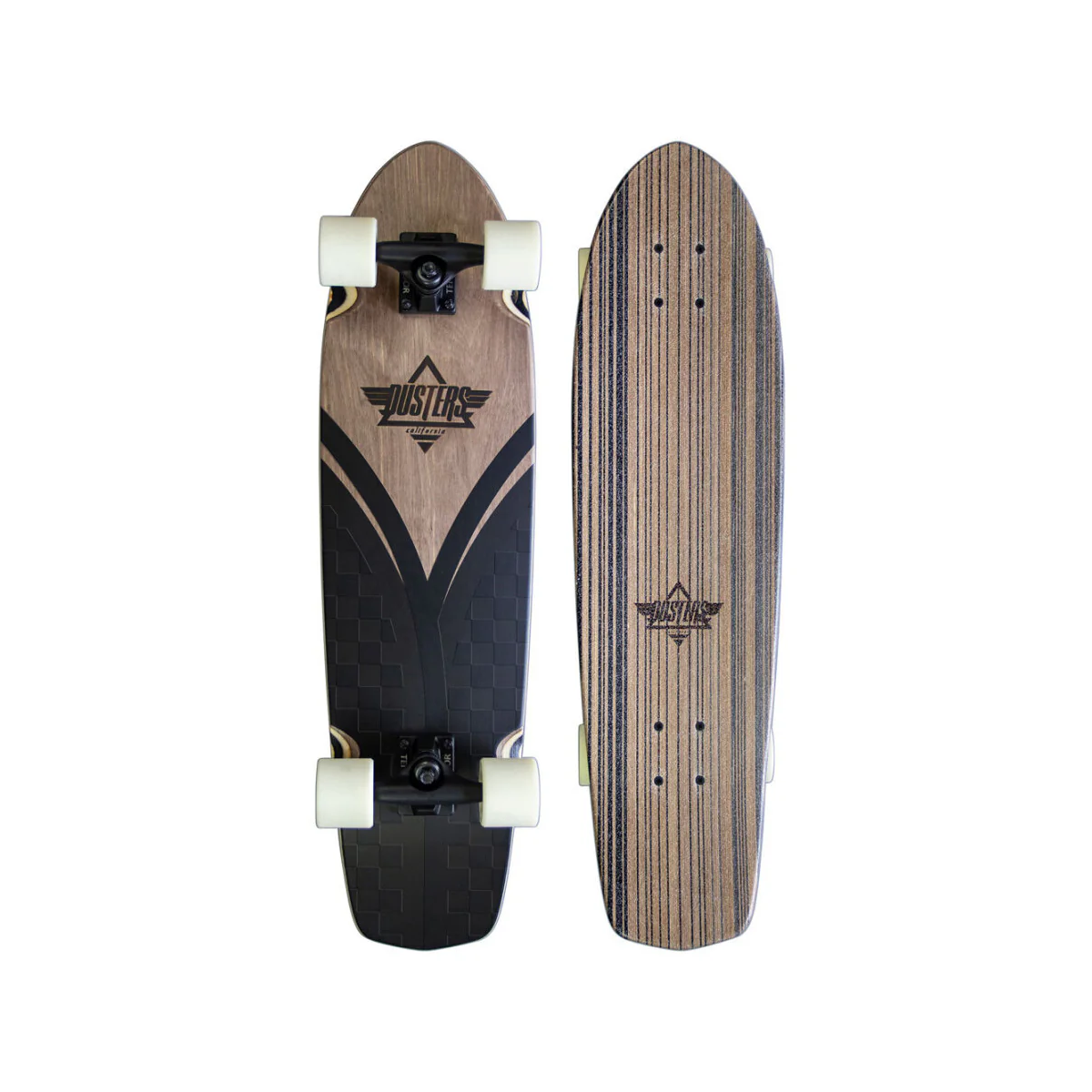 Dusters California Skateboard Cruiser Flashback 7.9" x 31" Custom V-Ply Construction - Image 3