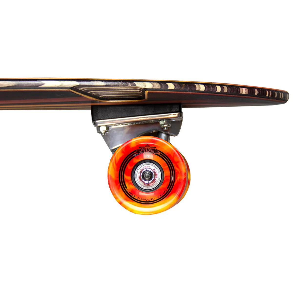 Dusters California Skateboard Cruiser Keen Axe 8.25" x 31" Burn Fade - Image 3