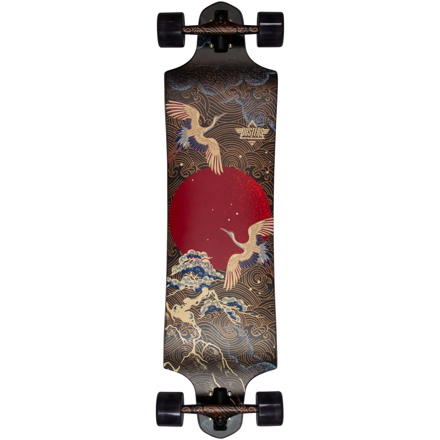 Dusters Longboard Complete Nippon Drop Trough/Drop Down 9.75" x 38"