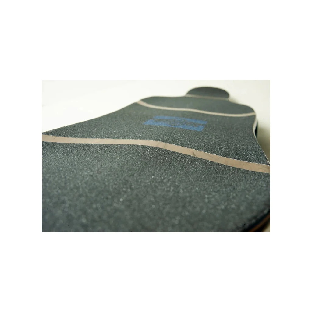 Dusters Longboard Fleur Blue 9.5" x 38.5" - Image 4