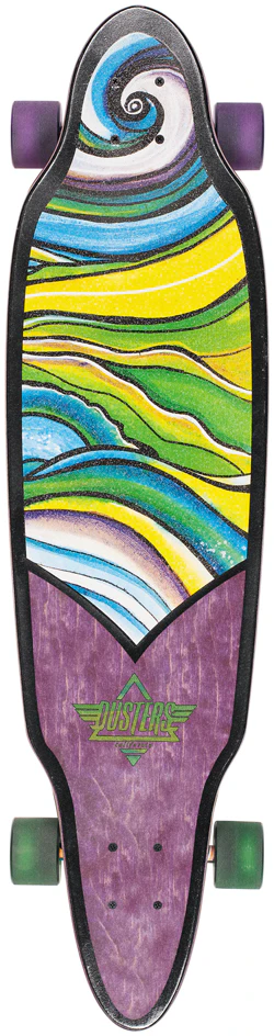 Dusters Longboard Flora 37.5" Pintail - Image 2
