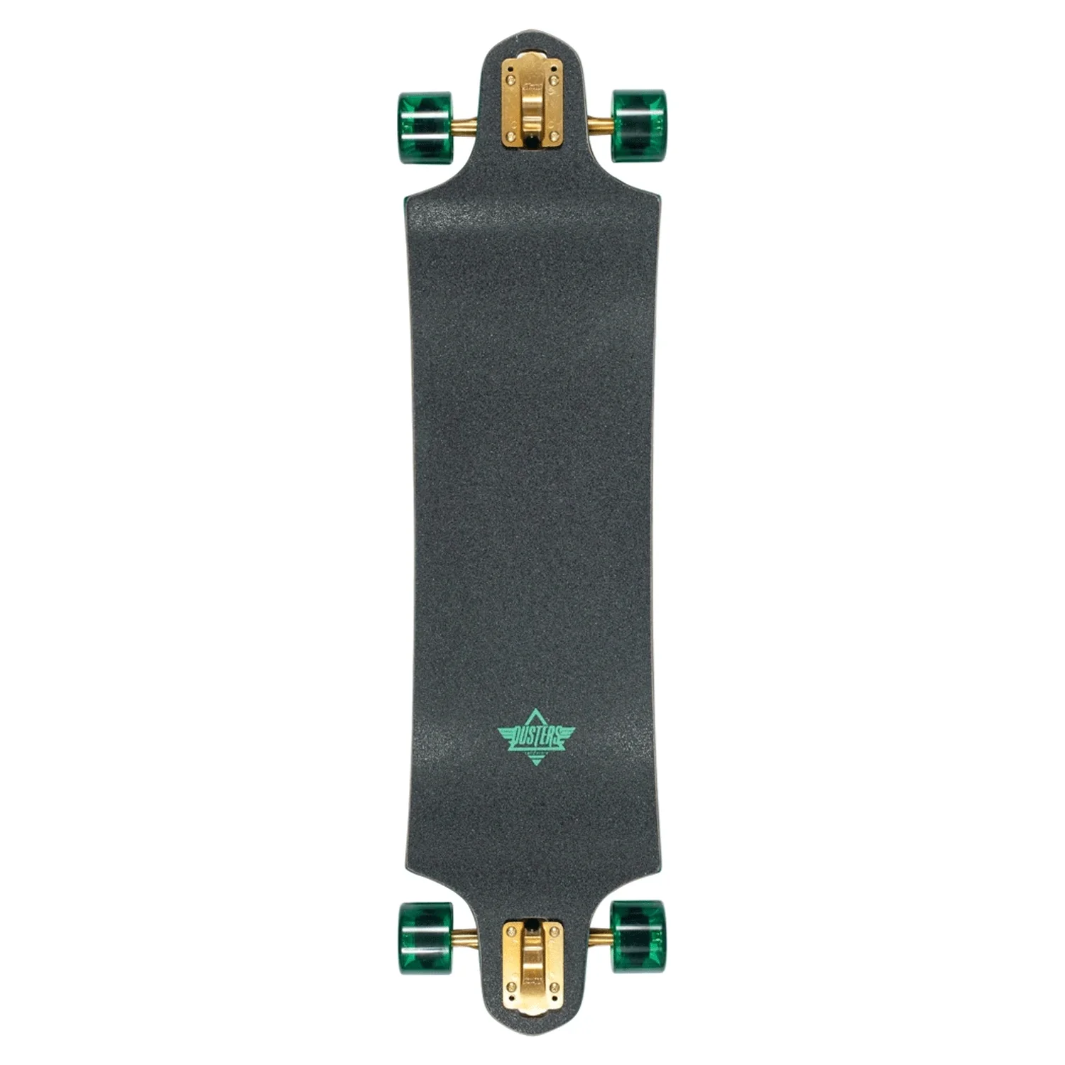 Dusters Longboard Golden State Double Drop Black/Green 9.75" x 38" - Image 2