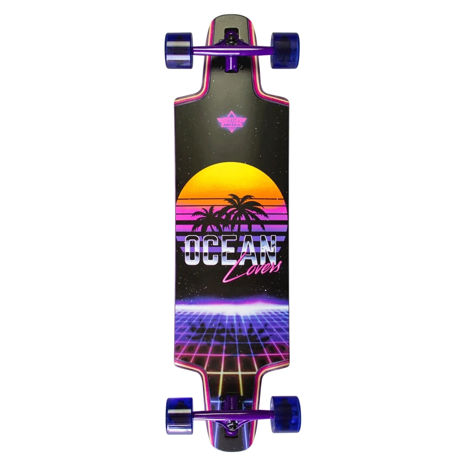 Dusters Longboard Ocean Lovers Double Drop Purple 9.5" x 36"