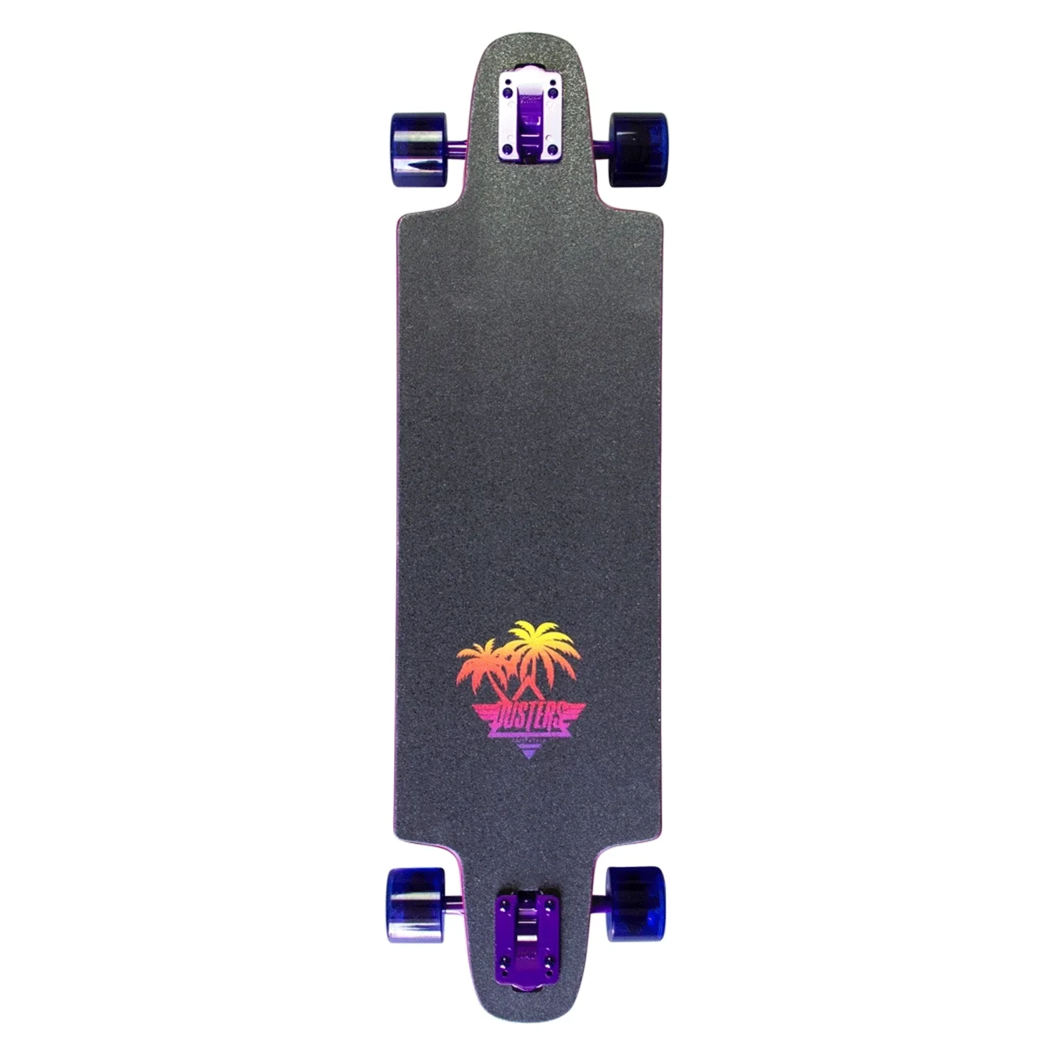 Dusters Longboard Ocean Lovers Double Drop Purple 9.5" x 36" - Image 2