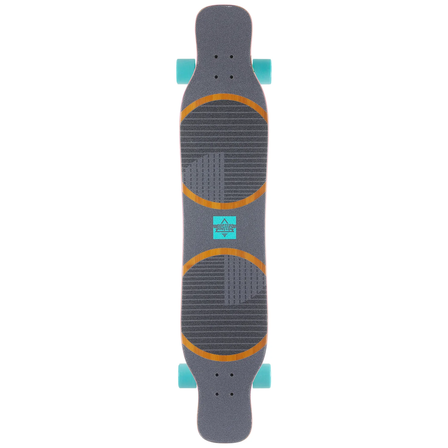Dusters Longboard Wanderlust Teal/Purple Dancer 9.5" x 47" - Image 2