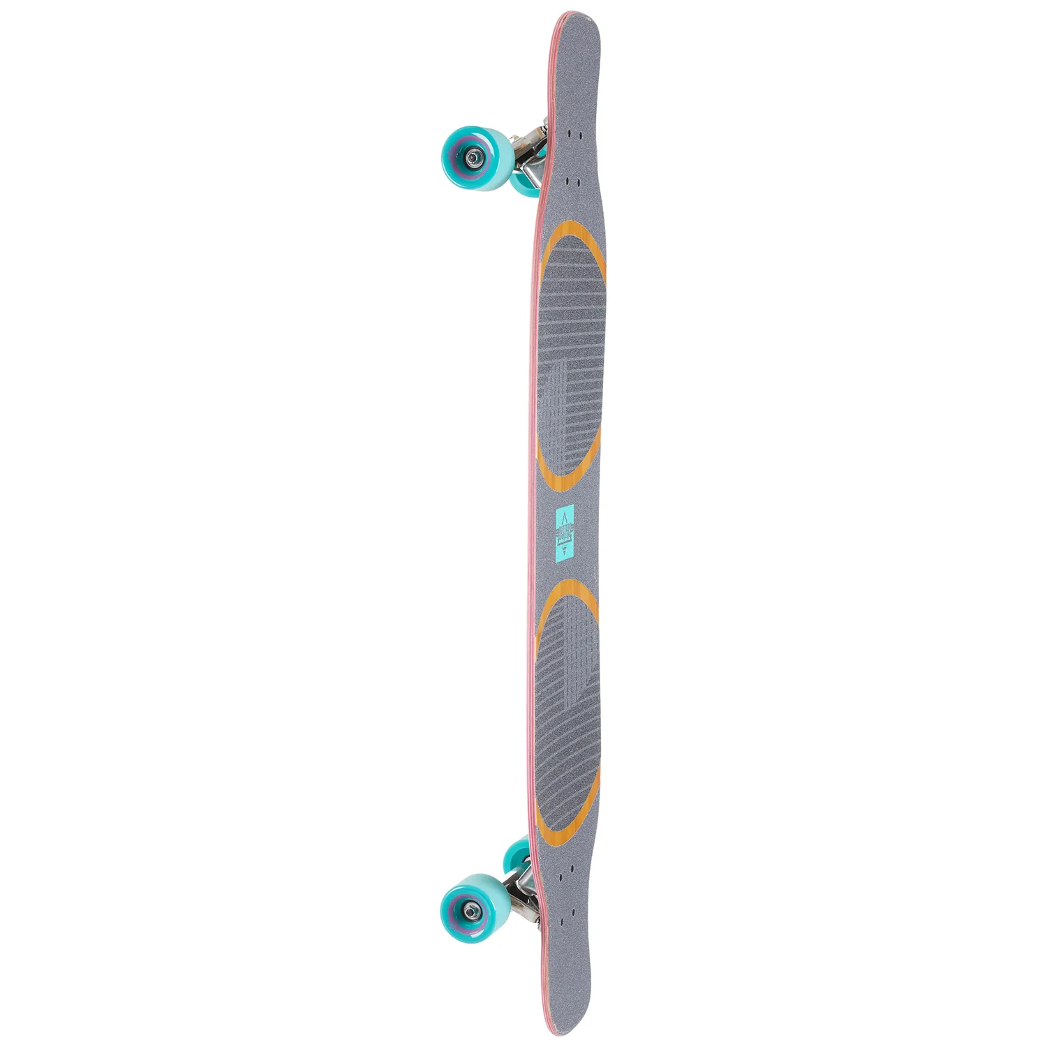 Dusters Longboard Wanderlust Teal/Purple Dancer 9.5" x 47" - Image 3