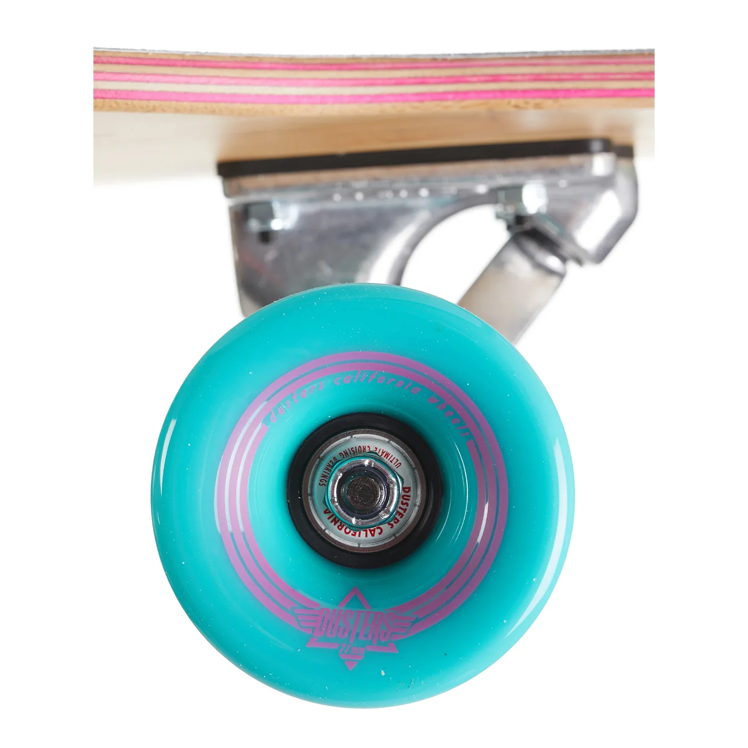 Dusters Longboard Wanderlust Teal/Purple Dancer 9.5" x 47" - Image 4