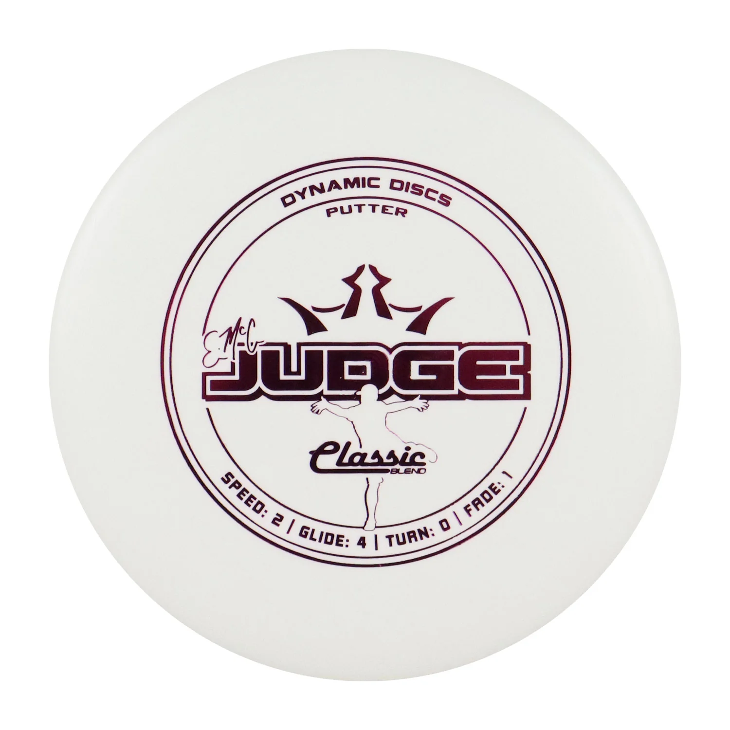 Dynamic Disc Golf Classic Blend EMAC Judge Putter 2/4/0/1 - Choose Exact Disc - Image 2