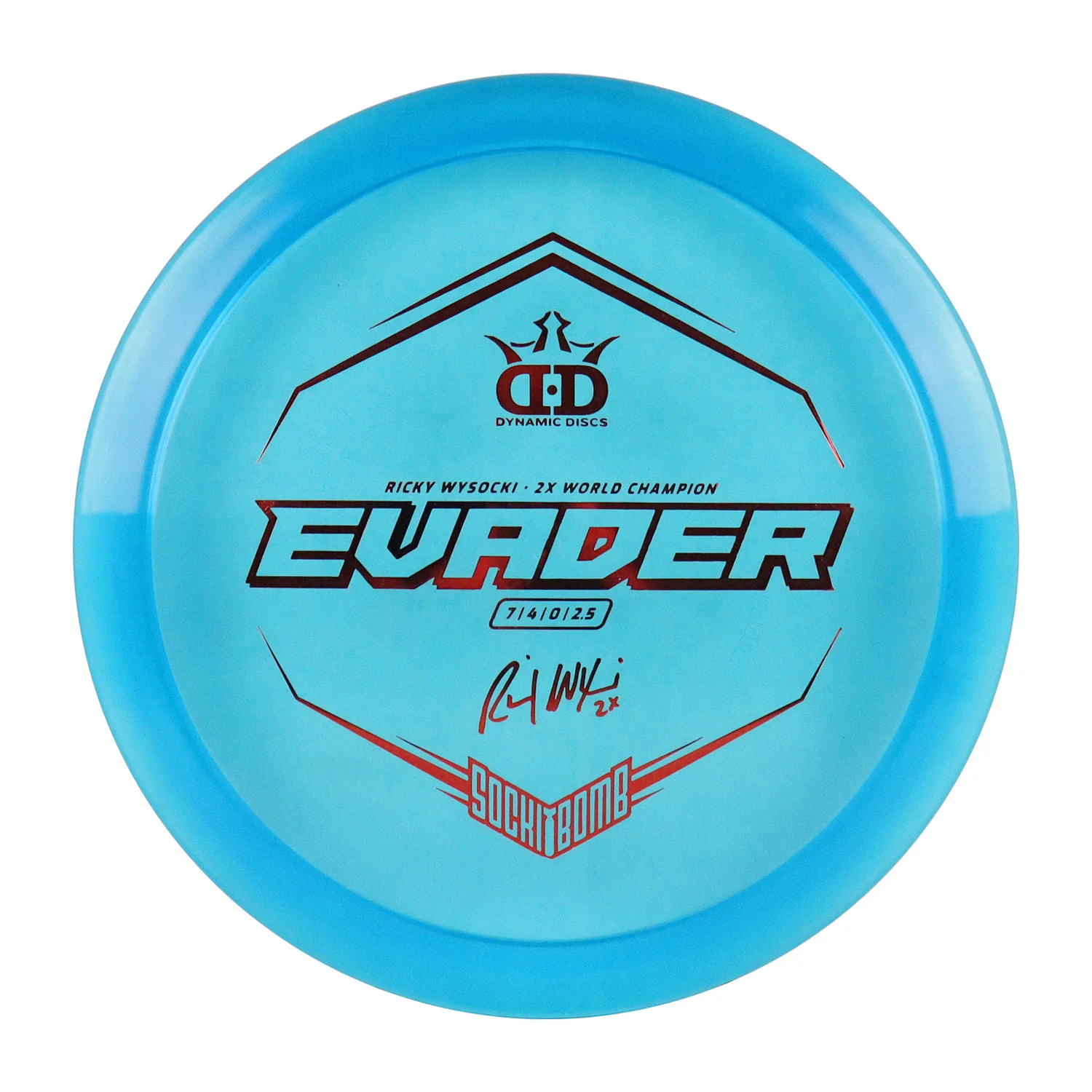 Dynamic Disc Golf Lucid Air Evader Ricky Wysocki Fairway Driver 7/4/0/2.5 - Choose Exact Disc - Image 2