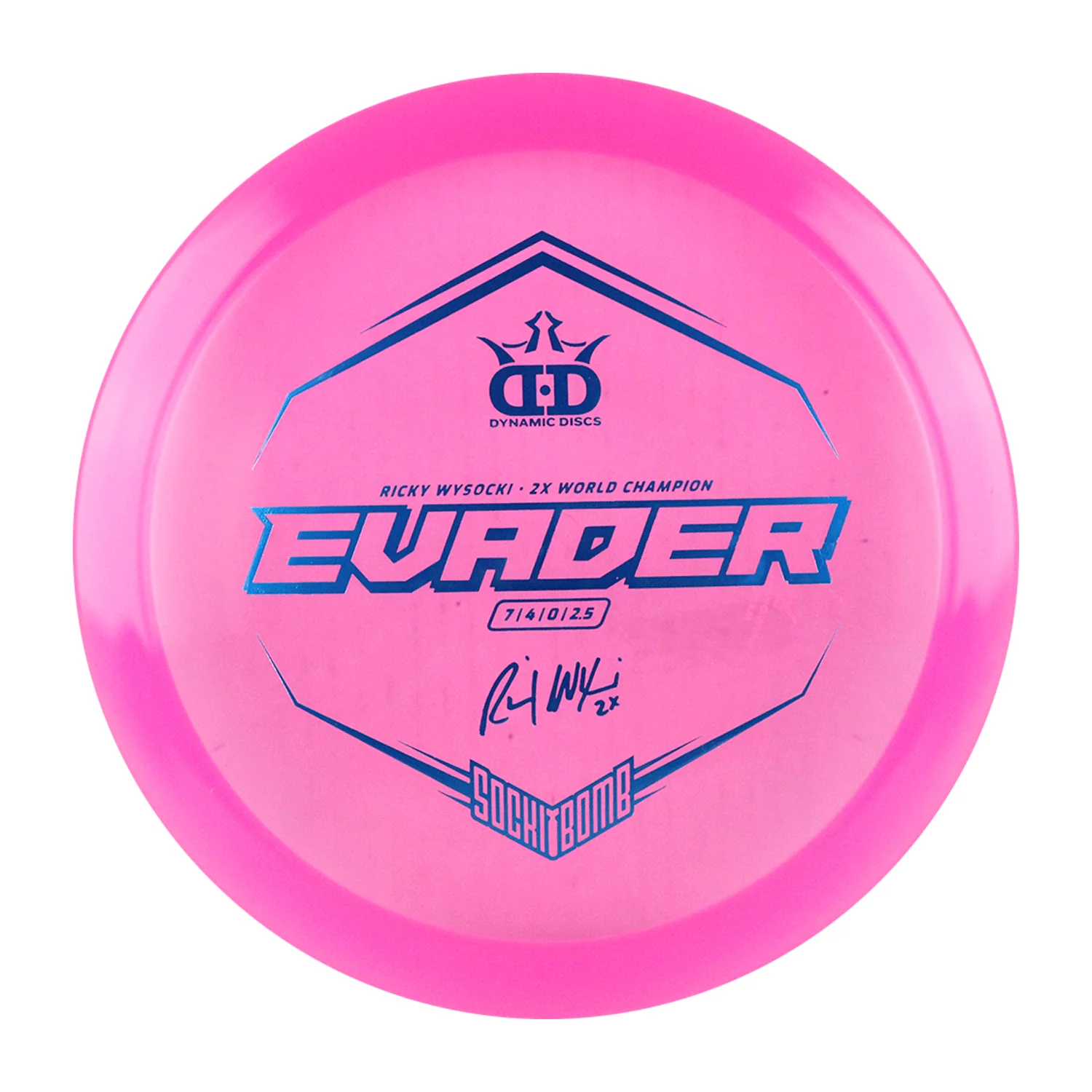 Dynamic Disc Golf Lucid Evader Ricky Wysocki Fairway Driver 7/4/0/2.5 - Choose Exact Disc - Image 2