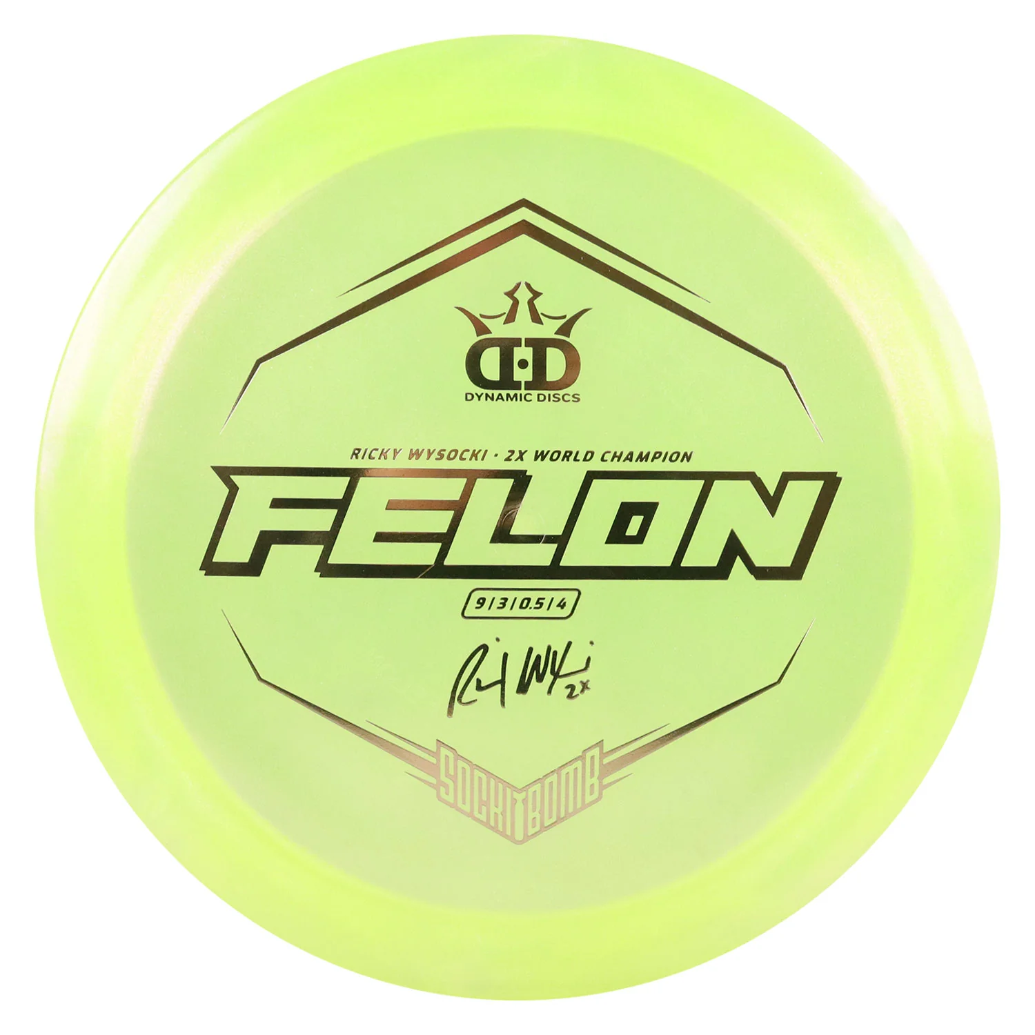 Dynamic Disc Golf Lucid Ice Glimmer Wysocki Felon Driver 9/3/0.5/4 - Choose Exact Disc - Image 2