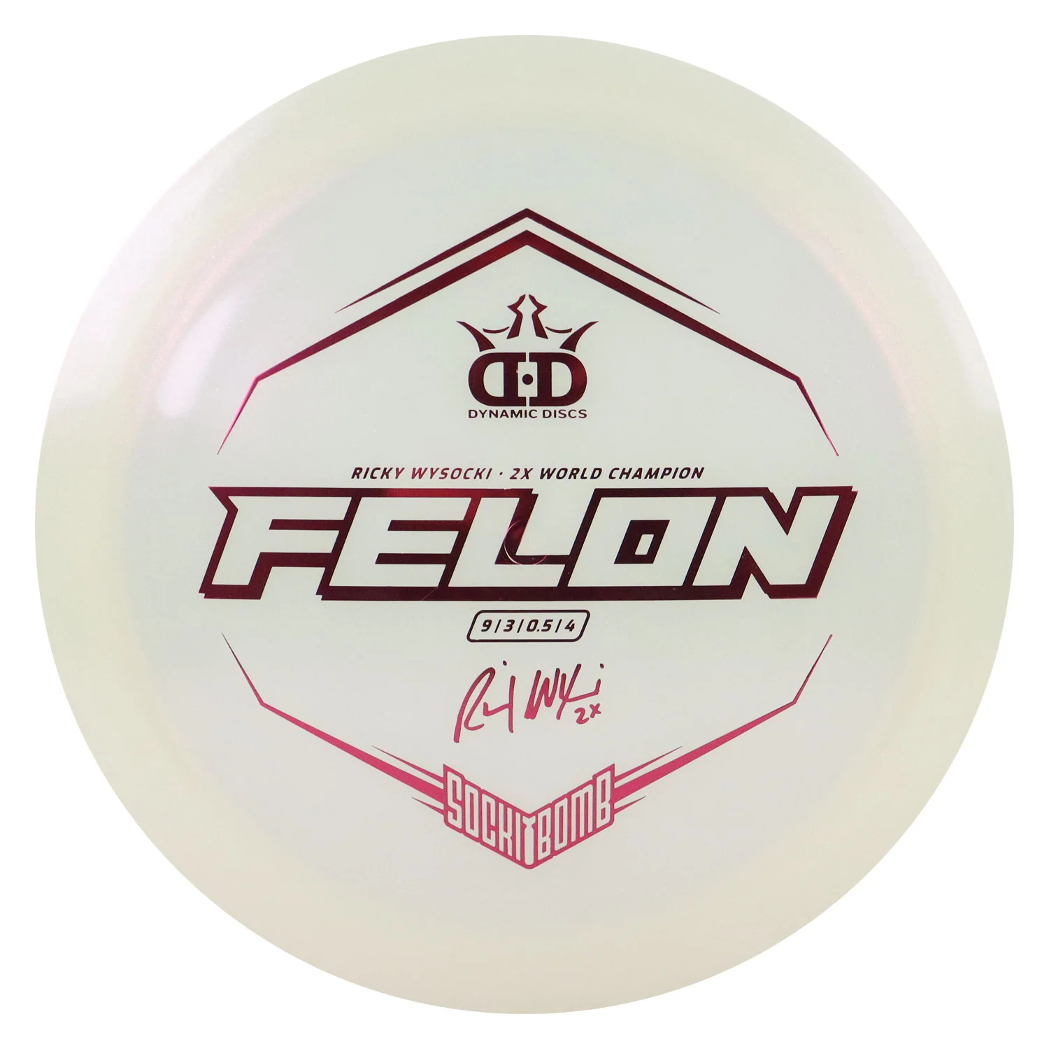 Dynamic Disc Golf Lucid Ice Glimmer Wysocki Felon Driver 9/3/0.5/4 - Choose Exact Disc - Image 3