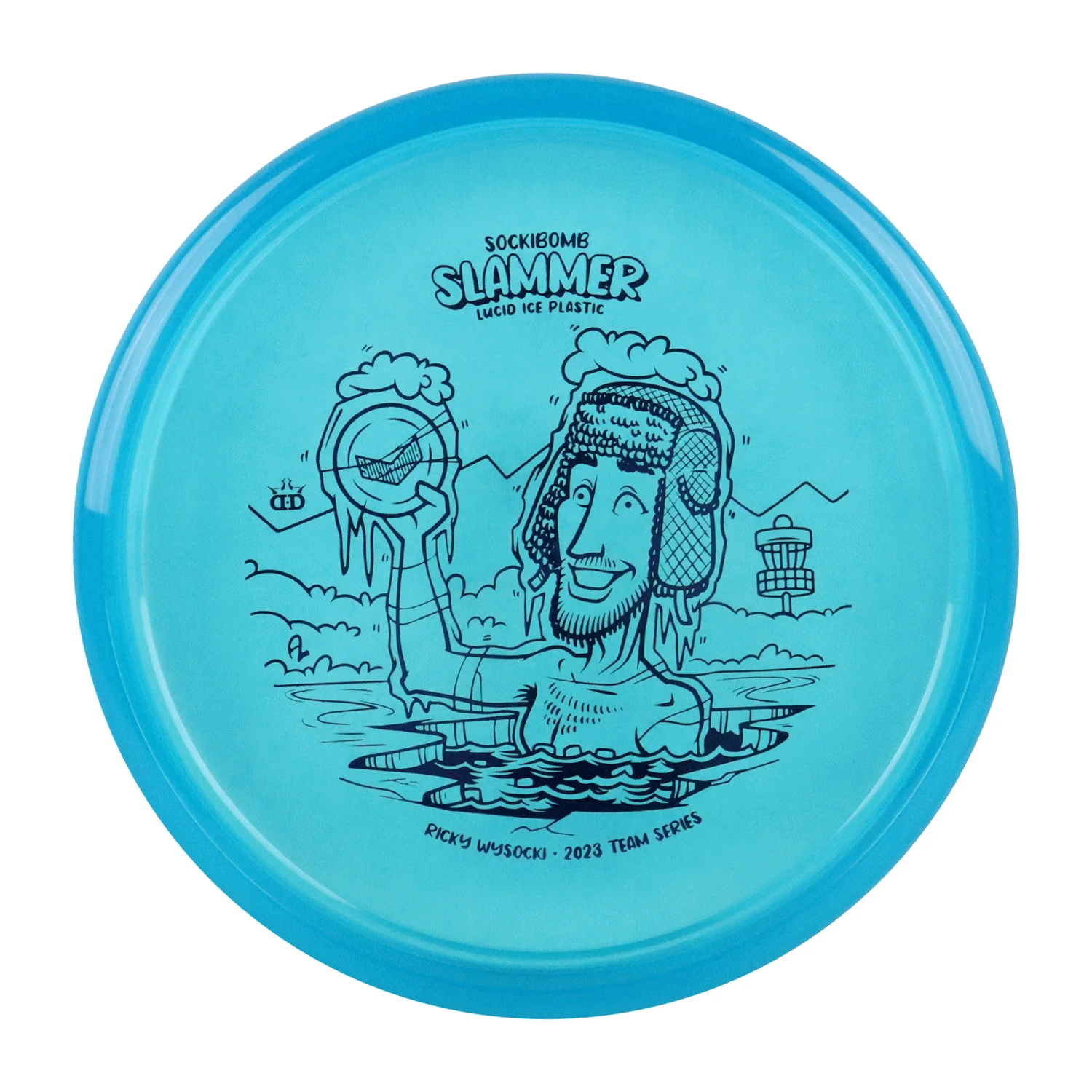 Dynamic Disc Golf Lucid-Ice Sockibomb Slammer Bath Putter 3/1/0.5/4 - Choose Exact Disc - Image 3