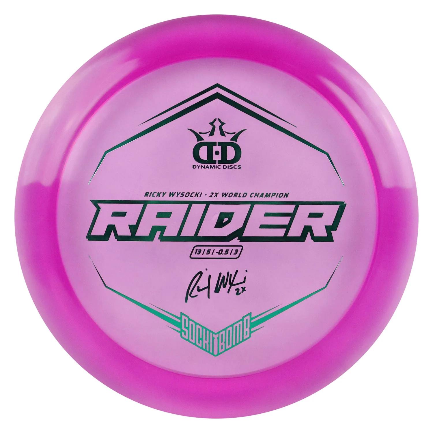 Dynamic Disc Golf Lucid Ice Wysocki Raider Driver 13/5/-0.5/3 - Choose Exact Disc - Image 7