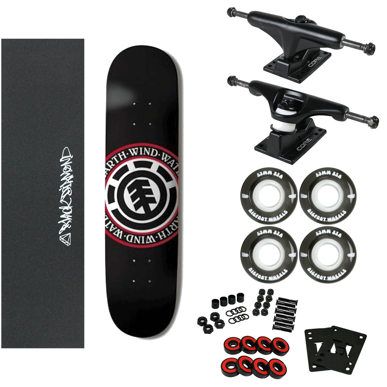 Element Complete Seal Black 7.75" with 83A Soft Wheels